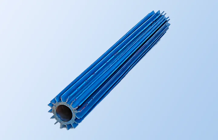 V-Type Longitudinal Fin Tubes close-up